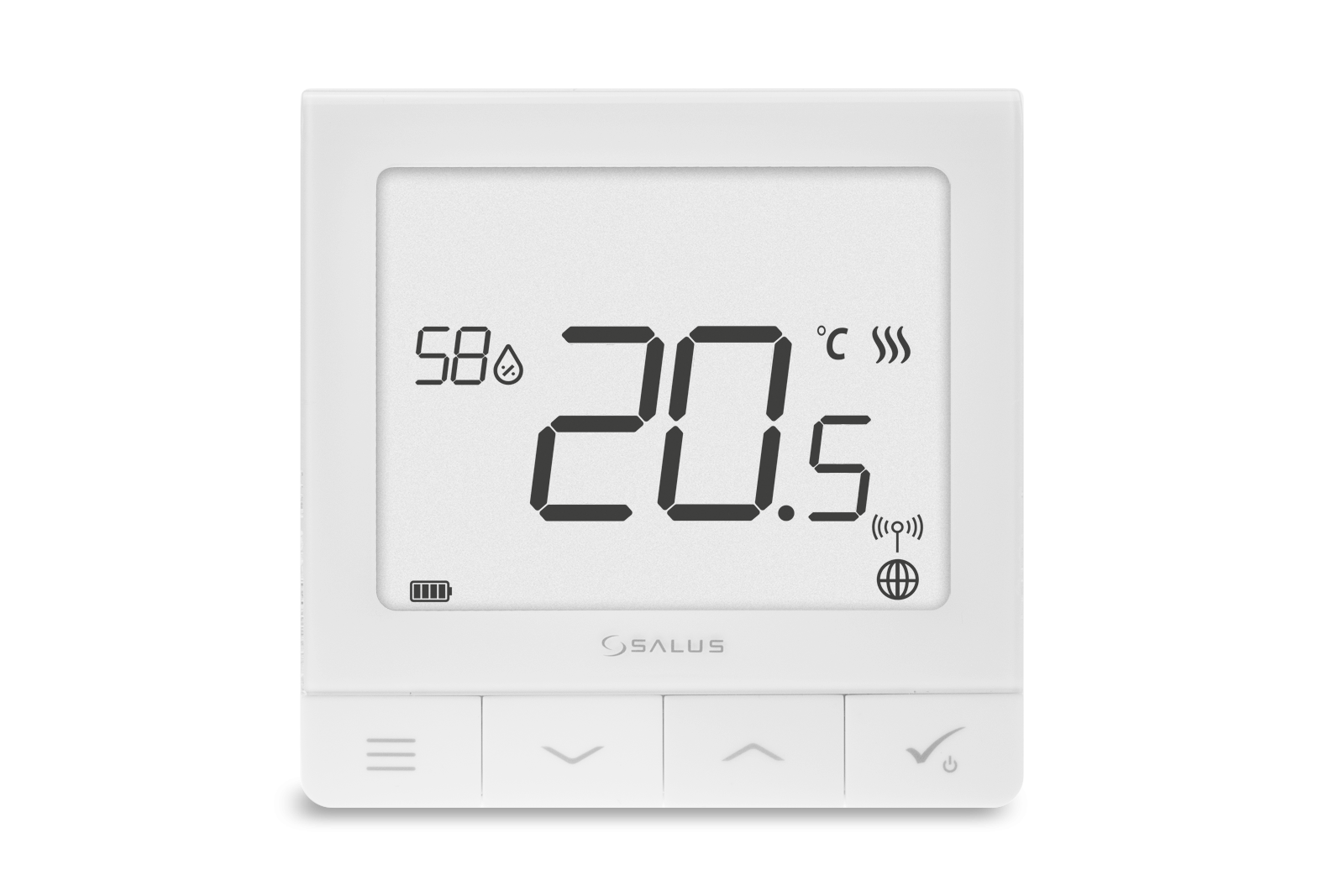 фото Сверхтонкий терморегулятор Salus SQ610RF