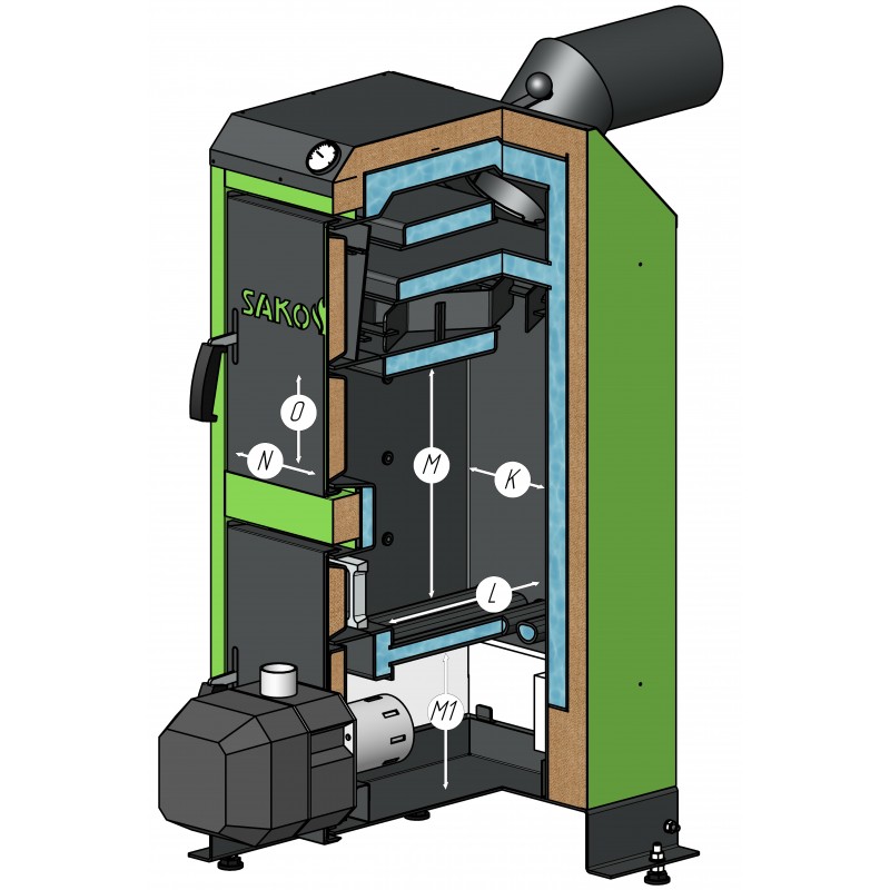 фото Твердотопливный котел Sakovich PELLET UNIVERSAL 36 кВт