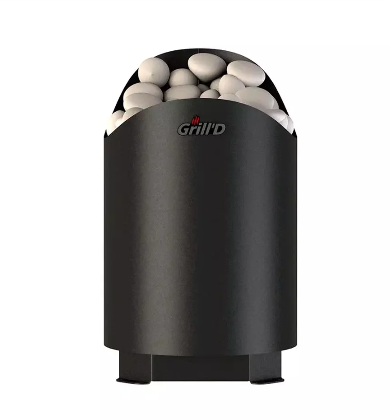 фото Дровяная банная печь Grill'D Aurora Mini Long (дверца без стекла)
