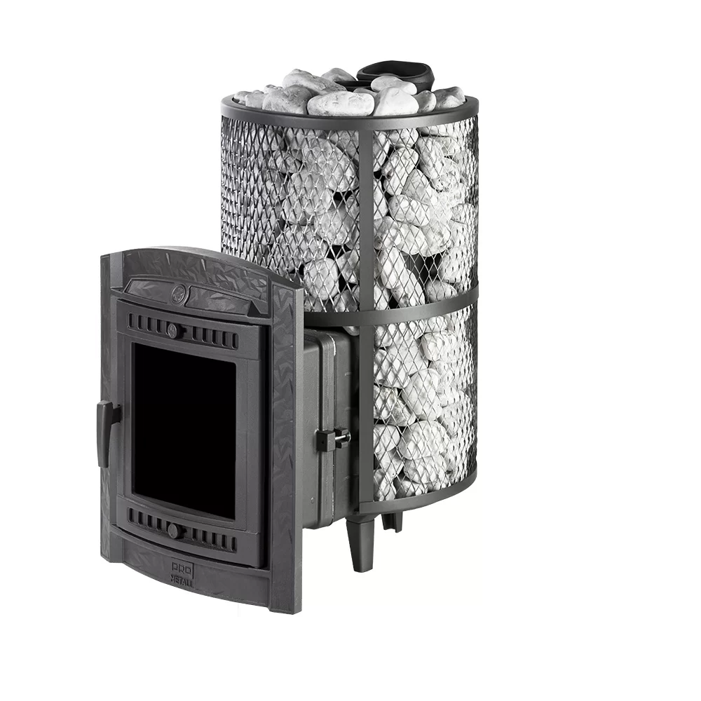 фото Печь банная ProMetall "Атмосфера XL+" с сеткой для камней из нержавеющей стали