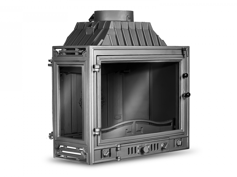 фото Каминная топка Kawmet W4 LB/PB-14,5 кВт с левым/правым стеклом
