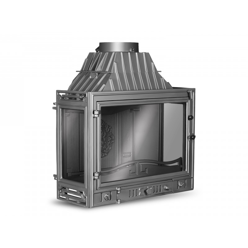 фото Каминная топка KAWMET W3PLB-16,7 кВт три стекла