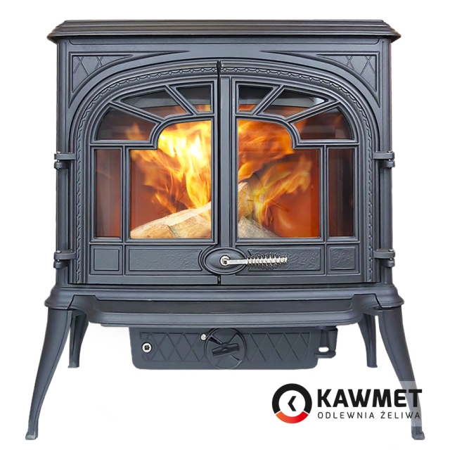 фото Чугунная печь KAWMET Premium S10 (13,9 кВт)