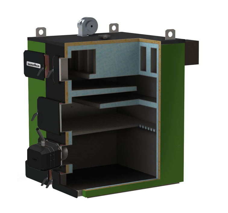 фото Твердотопливный пеллетный котел Sakovich Pellet Max 250 кВт