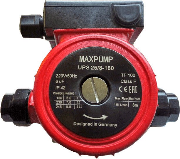 фото Циркуляционный насос MAXPUMP UPS 25/8-180