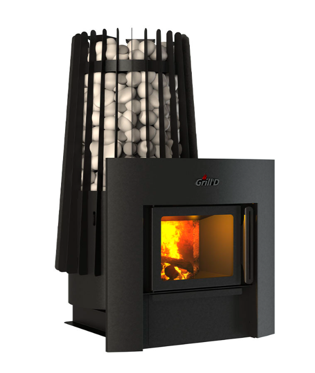 фото Дровяная банная печь Grill'D Cometa Vega 180 Window