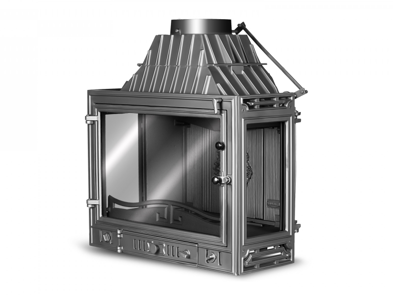 фото Каминная топка KAWMET W3PLB-16,7 кВт три стекла