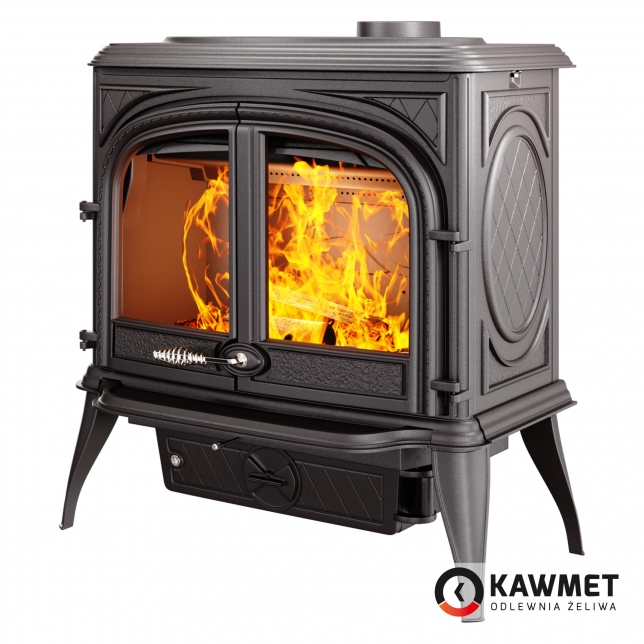 фото Чугунная печь KAWMET Premium S8 (13,9 кВт)