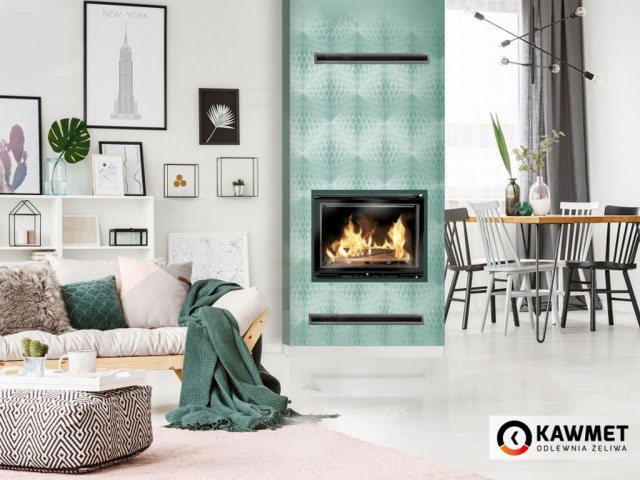 фото Каминная топка Kawmet W17 DECOR - 12,3 кВт