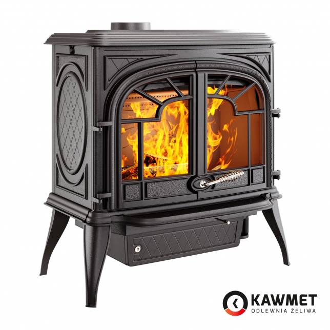 фото Чугунная печь KAWMET Premium S10 (13,9 кВт)