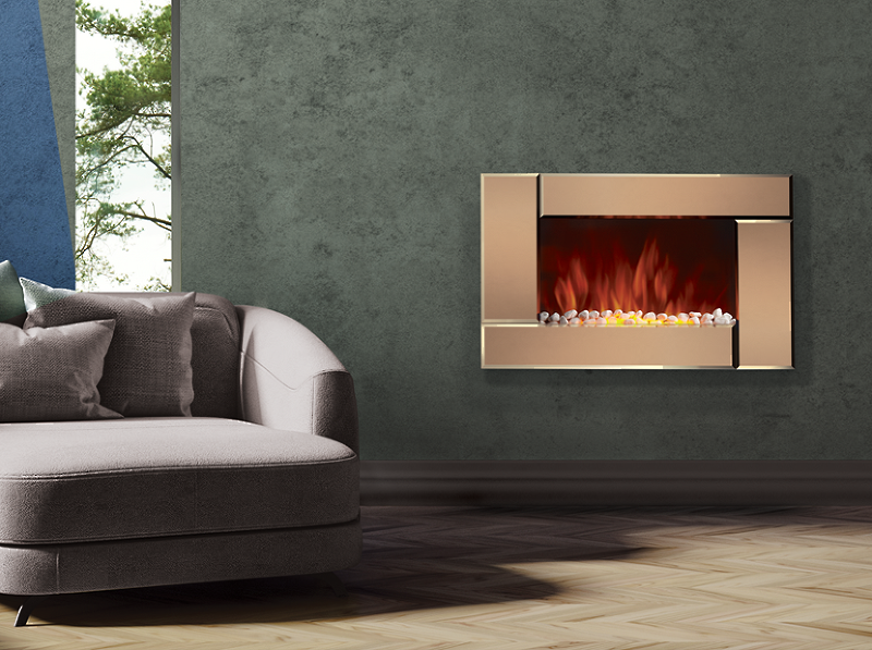 фото Электрический камин Electrolux EFP/W-2000S Bronze