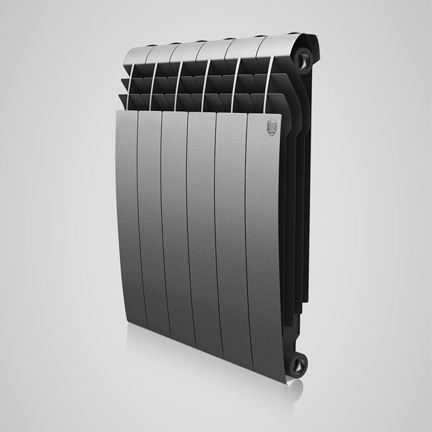 фото Биметаллический радиатор Royal Thermo Biliner 500 Silver Satin