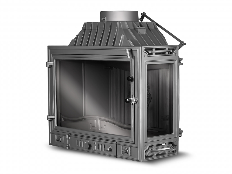 фото Каминная топка Kawmet W4 LB/PB-14,5 кВт с левым/правым стеклом