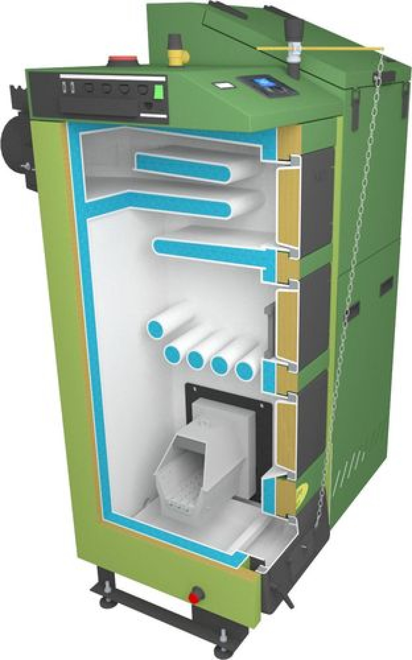 фото Твердотопливный котел SAS BIO SLIM 48