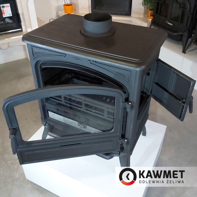 фото Чугунная печь KAWMET Premium S13 (10 кВт)