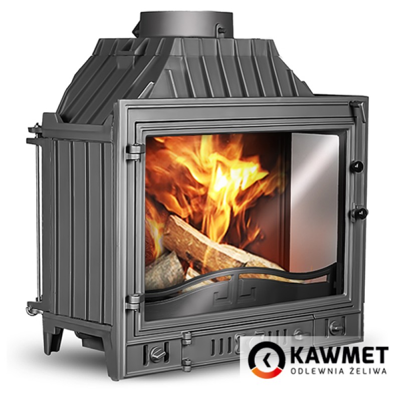 фото Каминная топка Kawmet W4 LB/PB-14,5 кВт с левым/правым стеклом