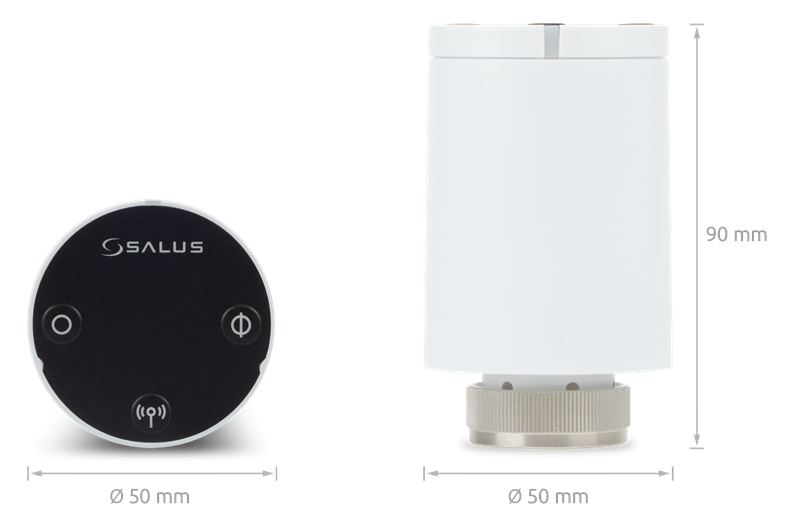 фото Беспроводная мини термоголовка Salus TRV10RFM