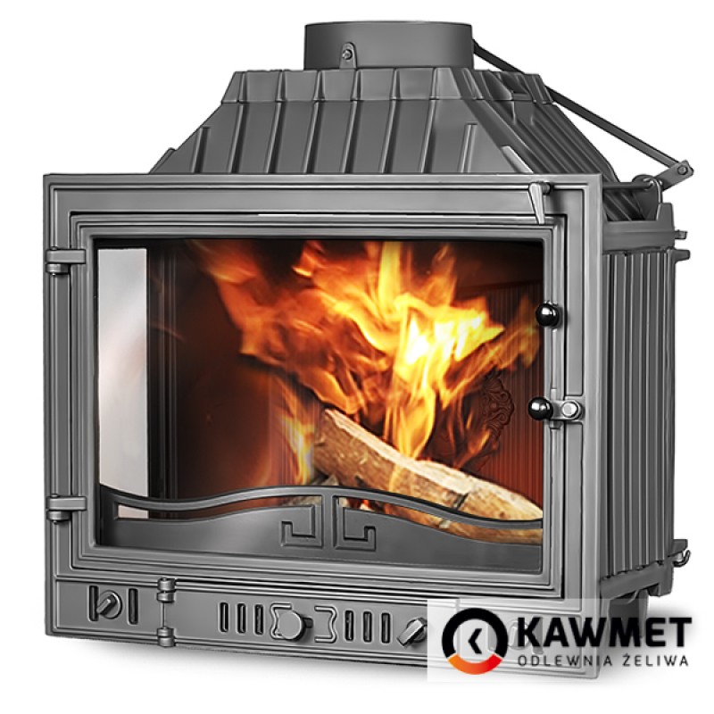 фото Каминная топка Kawmet W4 LB/PB-14,5 кВт с левым/правым стеклом